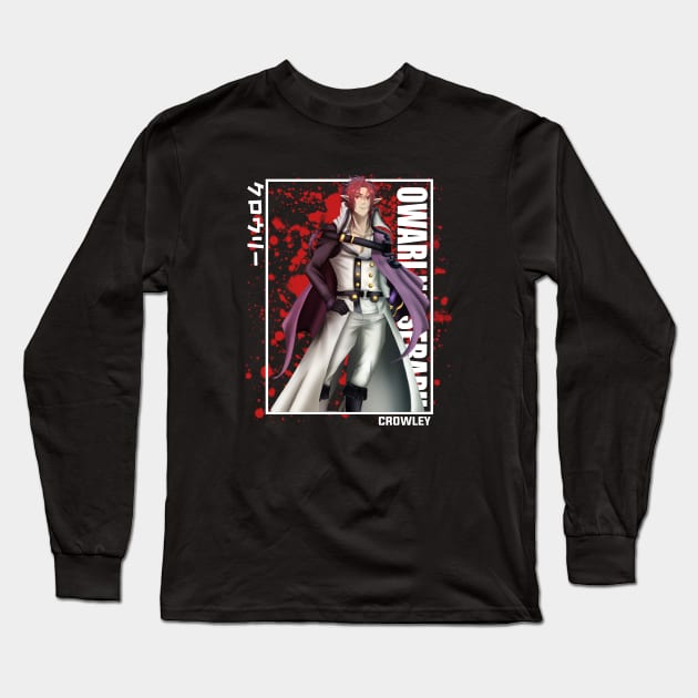 Crowley Eusford - Owari no Seraph Long Sleeve T-Shirt by Otaku Emporium